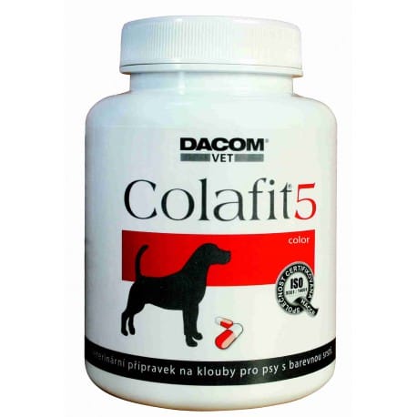 Colafit 5 na klouby pro psy barevné 50tbl