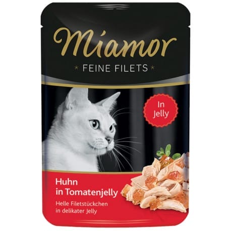 Miamor Cat Filet kapsa kuře+rajče v želé 100g