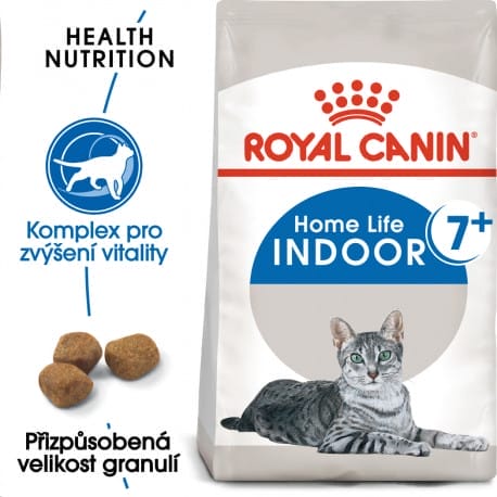 Royal Canin Indoor 7+ granule pro stárnoucí kočky žijící uvnitř 400g