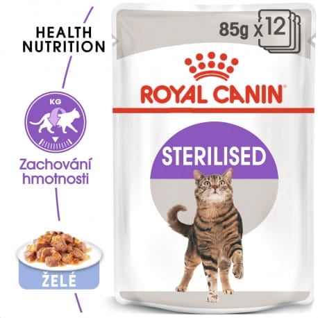 Royal Canin Sterilised Jelly kapsička v pro kastrované kočky v želé 85g