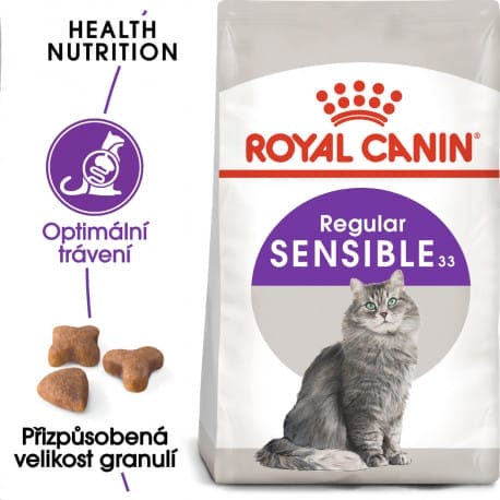Royal Canin Sensible granule pro kočky s citlivým zažíváním 2kg
