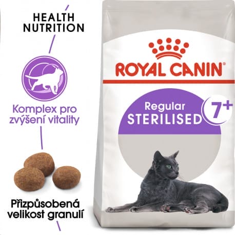 Royal Sterilised 7+ granule pro stárnoucí kastrované kočky 1,5kg