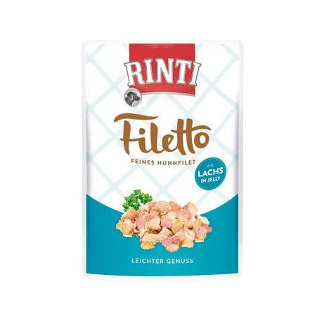 Rinti Dog Filetto kapsa kuře+losos v želé 100g
