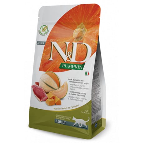 N&D GF Pumpkin CAT Duck & Cantaloupe melon 5kg