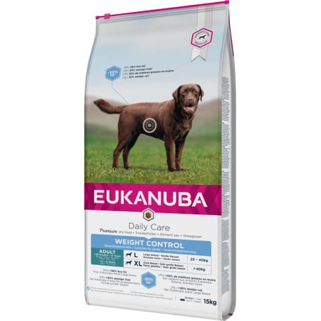 Eukanuba Dog Daily Care Adult L&XL Weight Control 15kg