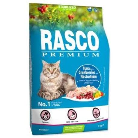 RASCO Cat Kibbles Sterilized, Tuna, Cranberries 2kg