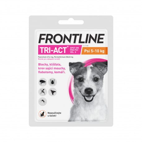 Merial Frontline TRI-ACT spot on Dog S 1 ml