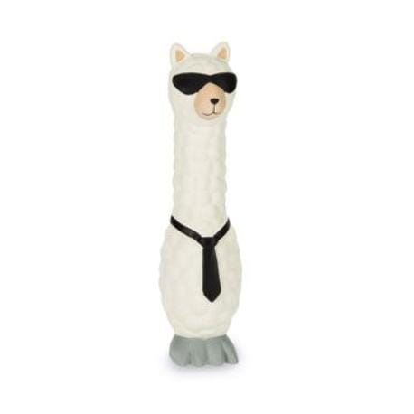 Hračka pes Alpaka latex bílá 25cm KAR