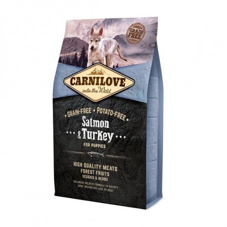 Carnilove Dog Salmon & Turkey for Puppies NEW 2 x 1,5kg