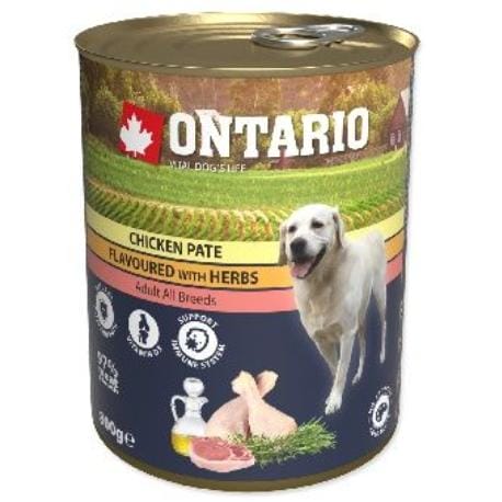 Ontario konz. dog Chicken with Herbs 800g