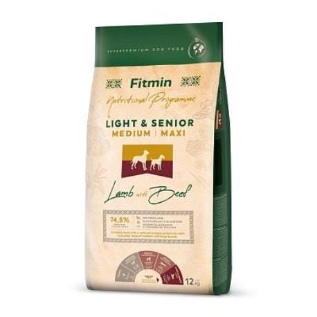 Fitmin Dog NP Medium Maxi Light&Senior Lamb&Beef 12kg
