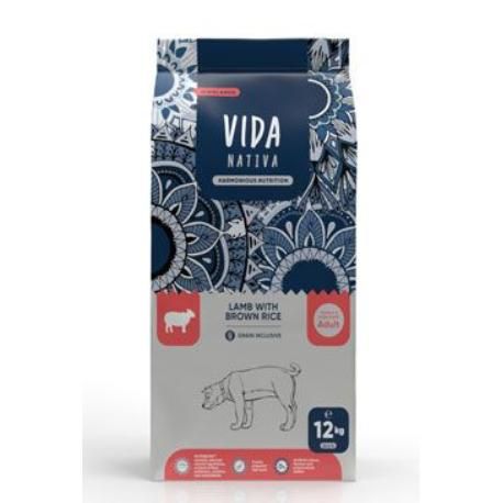 Kraftia VIDA NATIVA DOG Adult M/L Lamb & Rice 12kg