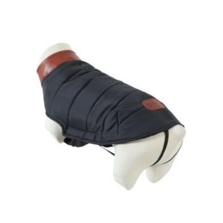 Obleček prošívaná bunda pro psy LONDON černá 30cm Zolux