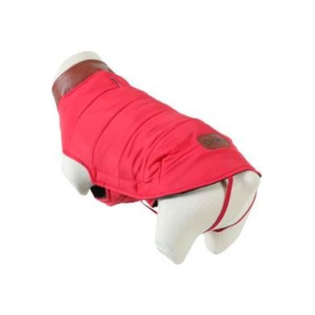 Obleček prošívaná bunda pro psy LONDON červená 40cm Zolux
