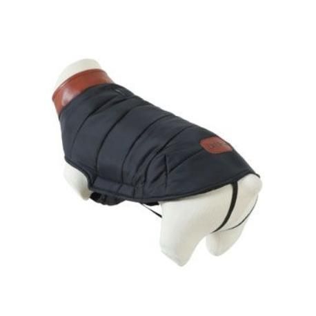 Obleček prošívaná bunda pro psy LONDON černá 50cm Zolux