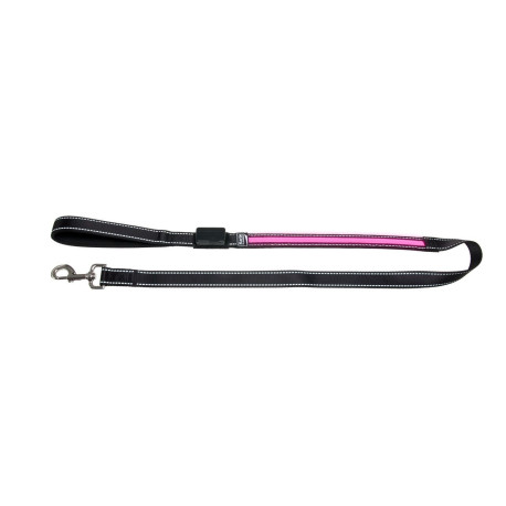 Karlie LED nylonové vodítko růžové s USB nabíjením, 120cm