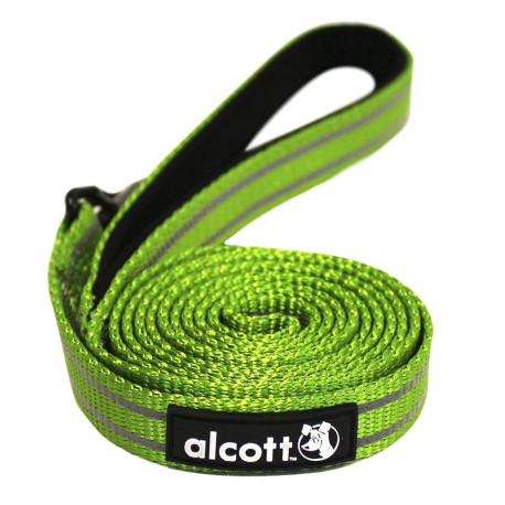 Alcott Reflexní vodítko pro psy zelené velikost S