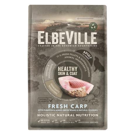 ELBEVILLE Adult All Br. H Skin&Coat Fresh Carp 4kg