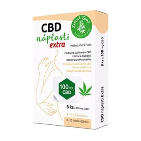 CBD náplasti Extra velké 8ks