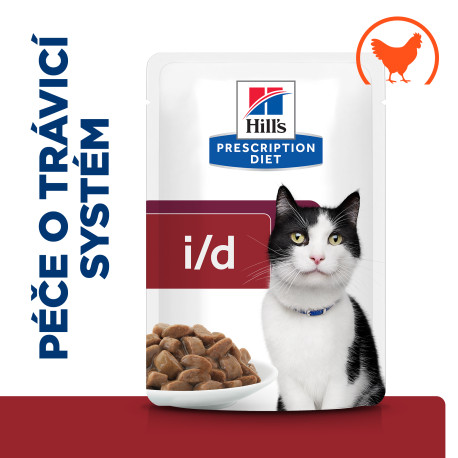 Hill's PD Cat I/D Gastrointestinal Chicken kaps. 12x85g