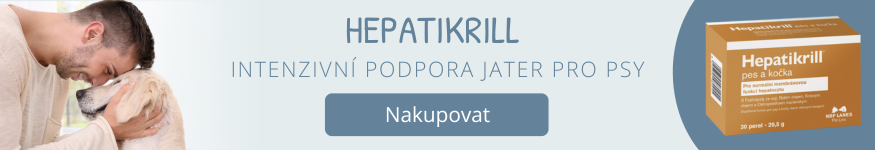 Hepatikrill na játra pro psy