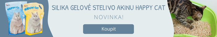 SILIKA GELOVÉ STELIVO Akinu HAPPY CAT