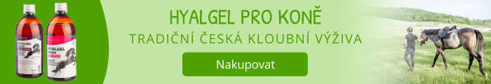 Hyalgel tekutá kloubní výživa pro koně
