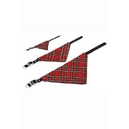 Šátek Scotland + obojek nylon 45cm/15mm KAR 1ks