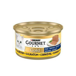 Gourmet Gold konz. kočka jemná paštika s kuř.masem 85g