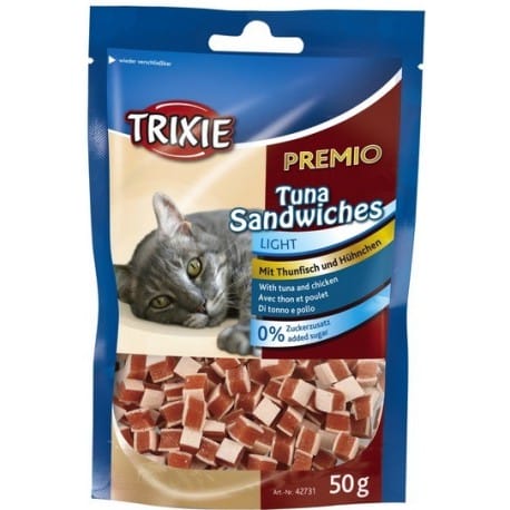 PREMIO Tuna Sandwiches  s tuňákem/kuřecím 50g*