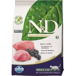 N&D Grain Free CAT Adult Lamb & Blueberry 300g