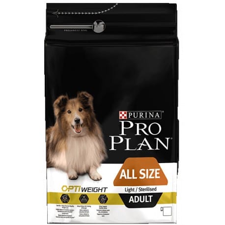 ProPlan Dog All Size Adult Light/Sterilised 14kg