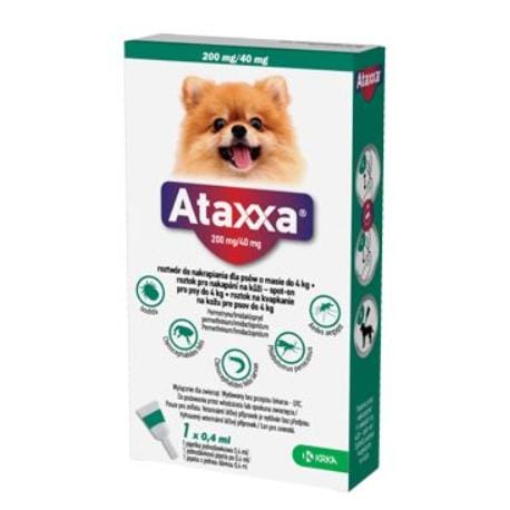 Ataxxa Spot-on Dog S 200mg/40mg 1x0,4ml