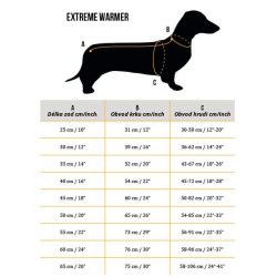 Obleček Hurtta Extreme Warmer šedý 25