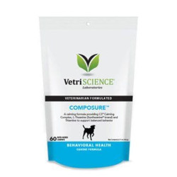 VetriScience Calm & Confident Composure na uklidnění pro psy 60ks