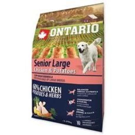 ONTARIO Dog Senior Large Chicken&Potatoes&Herbs 2,25kg