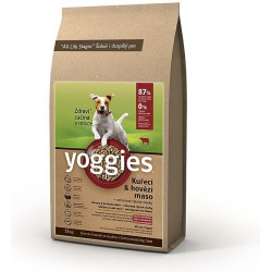 Yoggies 15kg kuřecí a hovězí maso