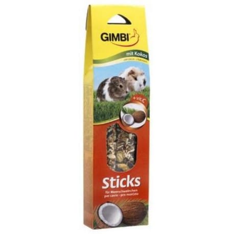 Gimbi Sticks tyčka morče kokos 2ks