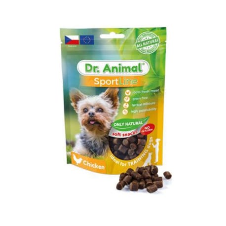 Pochoutka Dr. Animal Sportline kuře 100g 