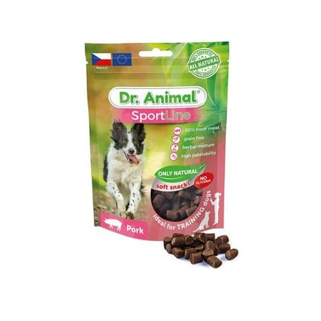 Pochoutka Dr. Animal Sportline vepřové 100g 