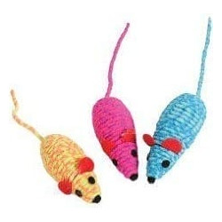 Hračka kočka Elastic mouse mix barev Zolux