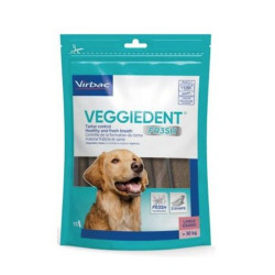 Virbac C.E.T. Žvýkací plátky Veggiedent Fresh na zuby velký pes L 15ks