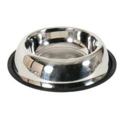 Miska nerez protiskluz pes STEEL 0,90 l Zolux