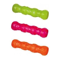 Hračka pes Tyč házecí se zvukem guma TPR 18cm