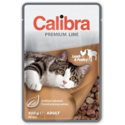 Calibra Cat kapsa Premium Adult Lamb & Poultry 100g