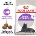 Royal Canin Sterilised 7+ granule pro stárnoucí kastrované kočky 400g