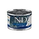 N&D DOG OCEAN Adult Sea Bass & Squid Mini 140g