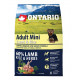 ONTARIO Dog Adult Mini Lamb & Rice & Turkey 2,25kg