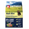 ONTARIO Dog Adult Mini Lamb & Rice 2,25kg