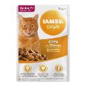 Iams Cat Senior Kuře v omáčce kapsa 85g